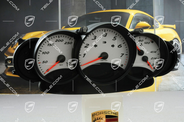 Instrument cluster, 5th-speed manual transmission, Dial aluminium