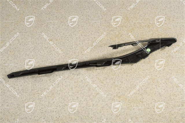 Front bumper disc / trim, GTS/Sport Design Package, Matt Black, R