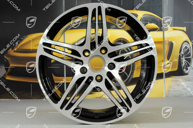 19-inch "Turbo" wheel, 11J x 19 ET51, black high gloss