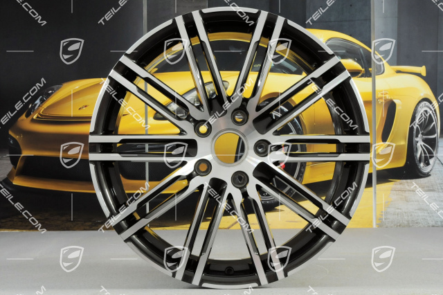 20-inch Turbo III wheel set, front wheels: 9,5 J x 20 ET 65 + rear wheels: 11 J x 20 ET 68