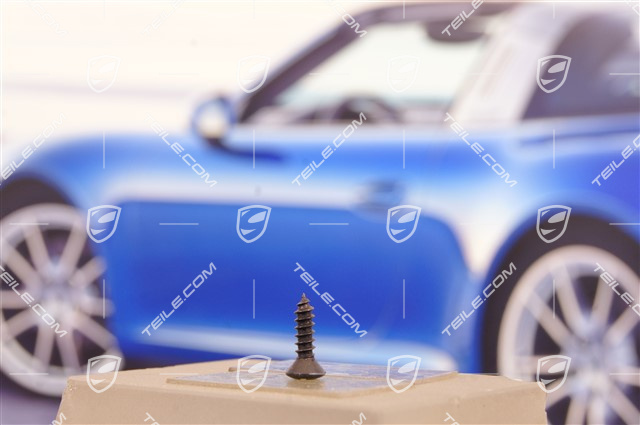 Tapping screw black