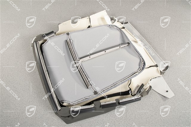 Cover for cushion, Leatherette/Alcantara, Agate grey, L