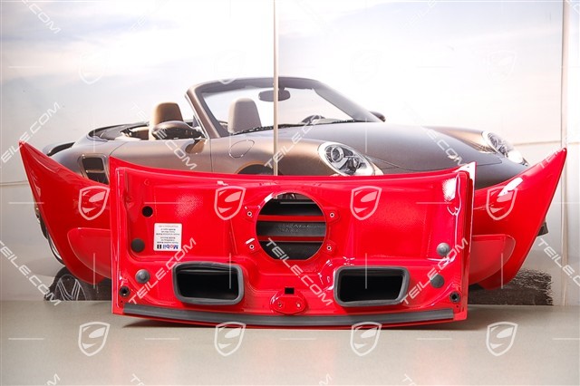 GT2 / GT2 RS Rear spoiler set (engine lid, wing, CARBON lip spoiler), incl. small pieces