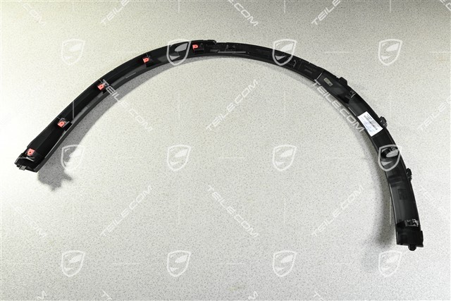 Wide wheel arch cover, rear, Black matte, R