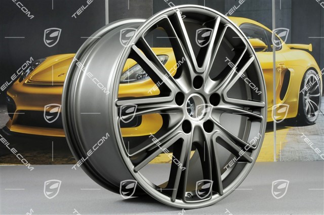 20-inch wheel rim Exclusive Design, 10,5J x 20 ET71 + 9,5J x 20 ET71, for winter use, silk gloss platinum