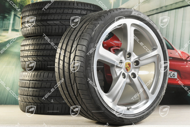 20-inch SportTechno summer wheel set, 9J x 20 ET51 + 11,5J x 20 ET68 + NEW Pirelli P-Zero summer tyres 245/35 ZR20 + 305/30 ZR20, with TPMS