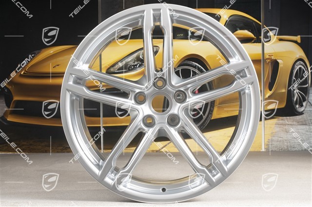 19" Felge, Turbo/Sport Design, 8,5J x 19 ET21, Brilliantchrom