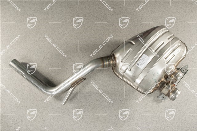 Rear silencer, sport exhaust system, Panamera S / GTS, L