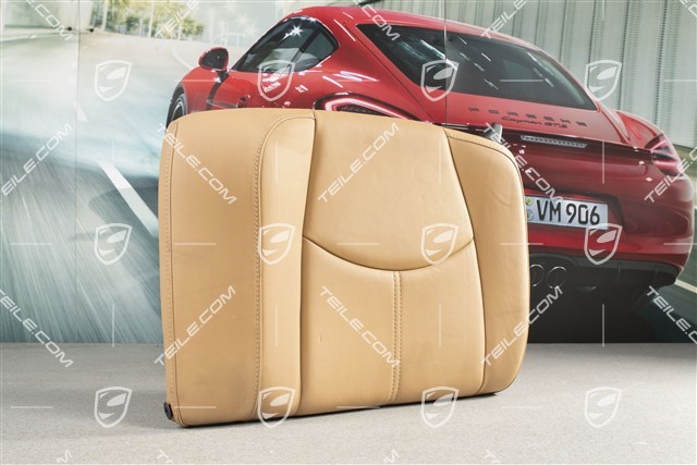 Back seat backrest, Cabrio, Leather, Sand beige, L