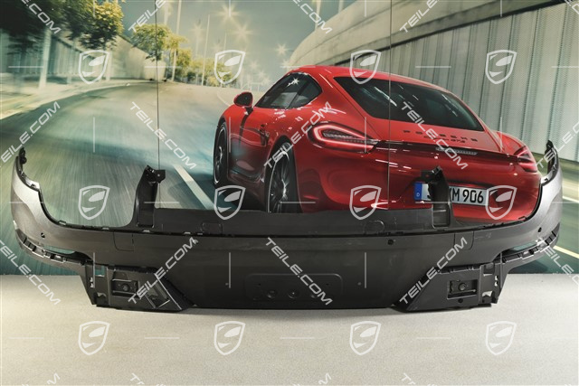 Coupe, Rear bumper lower cover, Satin black