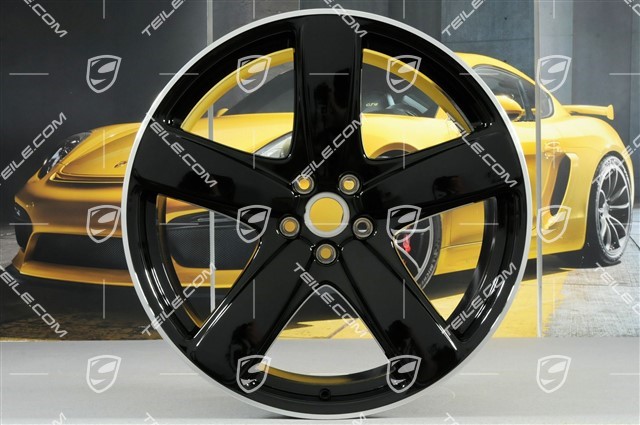 21-inch wheel rim "Sport Classic", 9J x 21 ET 26, black high gloss