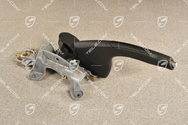 Hand-brake lever, complete, black