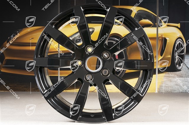 19-inch Cayenne S wheel rim, 8,5J x 19 ET47, black high gloss