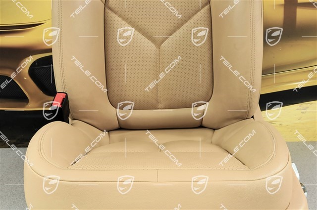 Seat, el. adjustment, leather, Luxor Beige, L