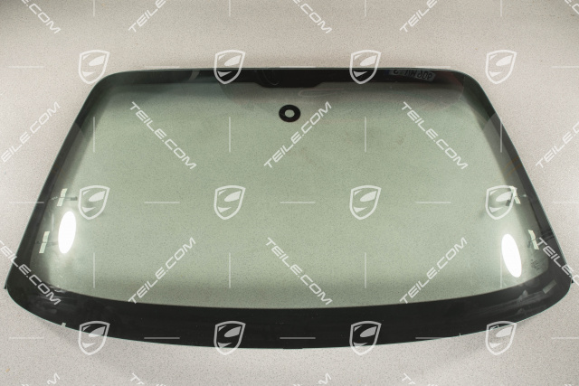 Windscreen, coupé, tinted, upper part: dark-coloured