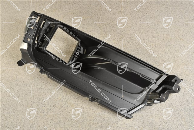Front bumper Grille / Insert Cover, ACC, Black, Sport Design Package, R