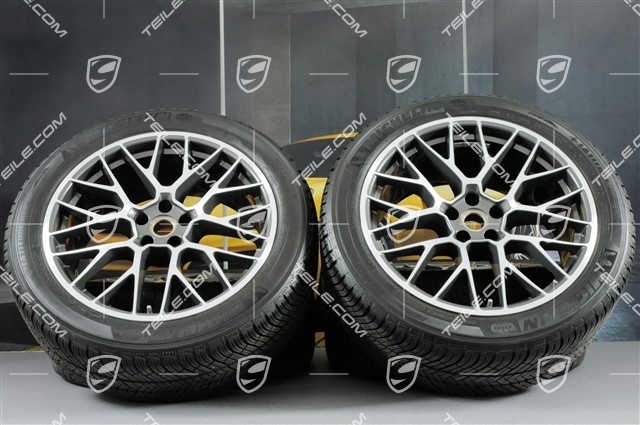 20-inch "RS Spyder Design" winter wheels set, rims 9J x 20 ET26 + 10J x 20 ET19 + NEW Michelin winter tyres 265/45 R 20 + 295/40 R 20, with TPMS