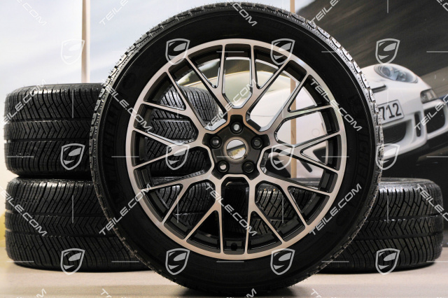 20-inch "RS Spyder Design" winter wheels set, rims 9J x 20 ET26 + 10J x 20 ET19, Michelin winter tyres 265/45 R 20 + 295/40 R 20, with TPMS