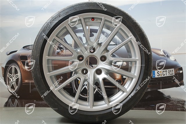 19-inch SportDesign summer wheel set, wheels 8J x 19 ET57 + 11J x 19 ET 51 + NEW summer tyres 235/35 ZR 19 + 305/30 ZR 19