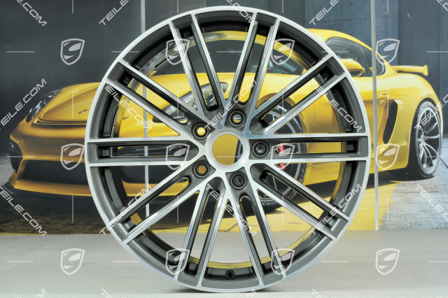 20-inch wheel rim 911 Turbo IV, 9J x 20 ET51, Titan