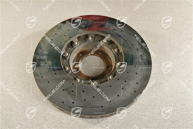 PCCB tarcza hamulcowa ceramiczna, 20" / 420mm, uszkodzona, R