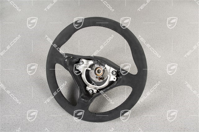 3-spoke steering wheel, Alcantara black