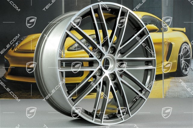 20-inch wheel rim 911 Turbo IV, 8,5J x 20 ET49, Titan