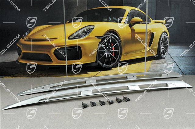Roof rail set (L+R), silver new Cayenne 955 000-30