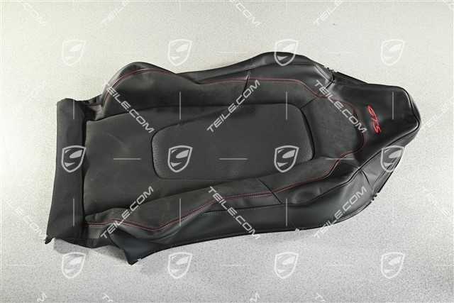 Lehnenbezug, Leder / Alcantara, GTS Sportsitz, Schwarz, R