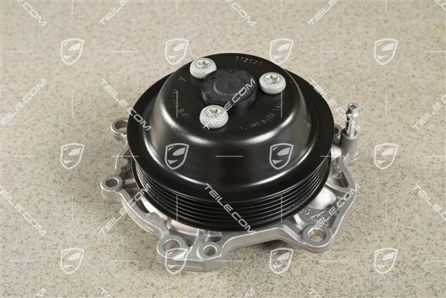 Water pump, complete with pulley