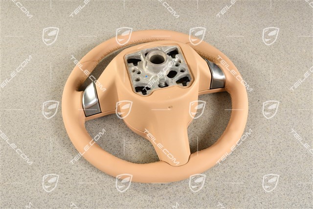 Multifunction steering wheel, heated, Smooth Leather, Luxor Beige
