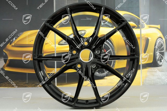 20-inch wheel rim Carrera S IV, 8J x 20 ET57, high-gloss black