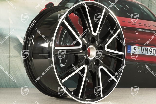 20-inch wheel rim Exclusive Design, 9,5J x 20 ET71, for winter use, black high gloss