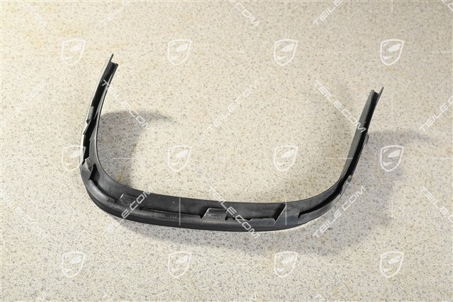 Cover trim, Rear bumper, Black, R