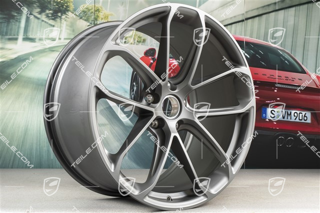 Teile Com 22 Inch Wheel Rim Gt Rear 11 5j X 22 Et52 Platinum Satin Matt New Cayenne 9y0 601 00 Rims 9yapob5