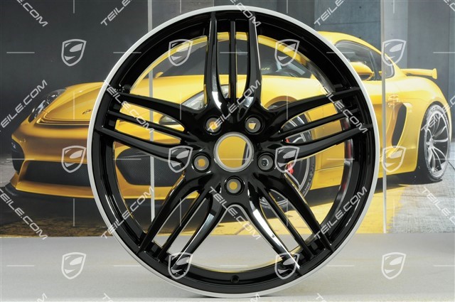 20" Sport Design wheel rim set, 8,5J x 20 ET51 + 11J x 20 ET52, black high gloss