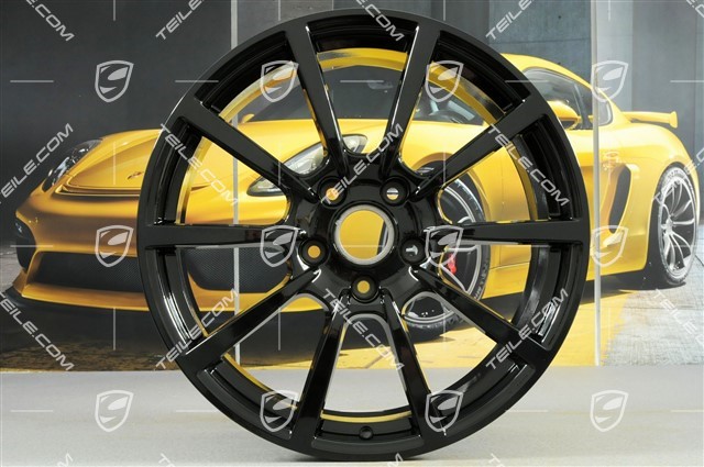 20" wheel Carrera Classic(II), 8,5J x 20 ET49, black high gloss