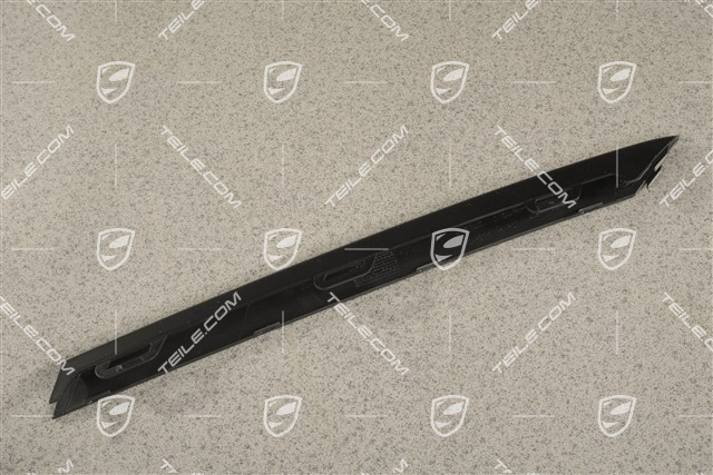 Front bumper disc / trim, Sport Design Package, middle, Black matt, R