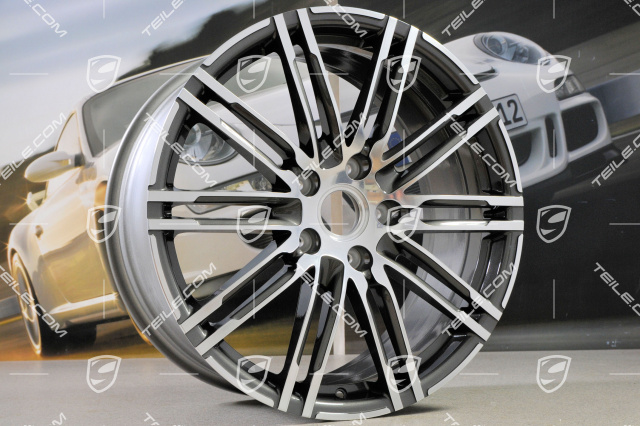 20-inch Turbo III wheel set, front wheels: 9,5 J x 20 ET 65 + rear wheels: 11 J x 20 ET 68