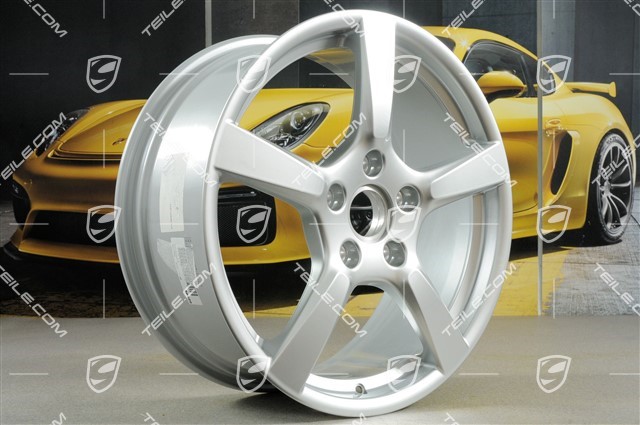 19-inch Cayman S wheel rim set, 8J x 19 ET57 + 10J x 19 ET45