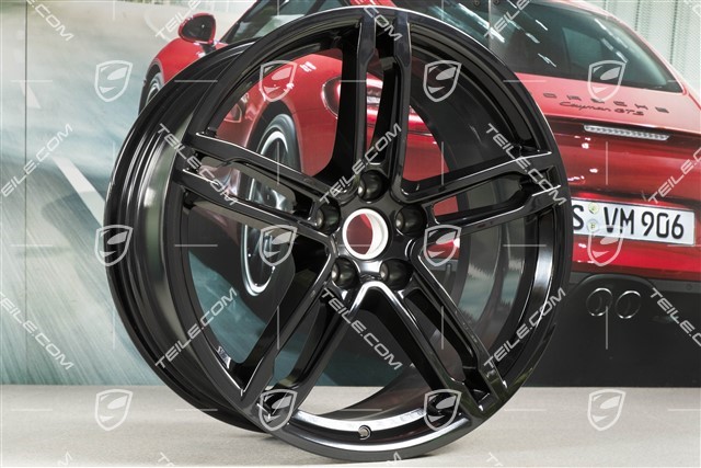 19" wheel, Turbo/Sport Design, 9J x 19 ET21, black high gloss