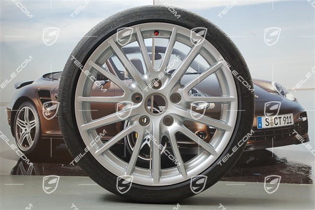 19-inch SportDesign summer wheel set, wheels 8J x 19 ET57 + 11J x 19 ET 51 + tyres 235/35 ZR 19 + 305/30 ZR 19