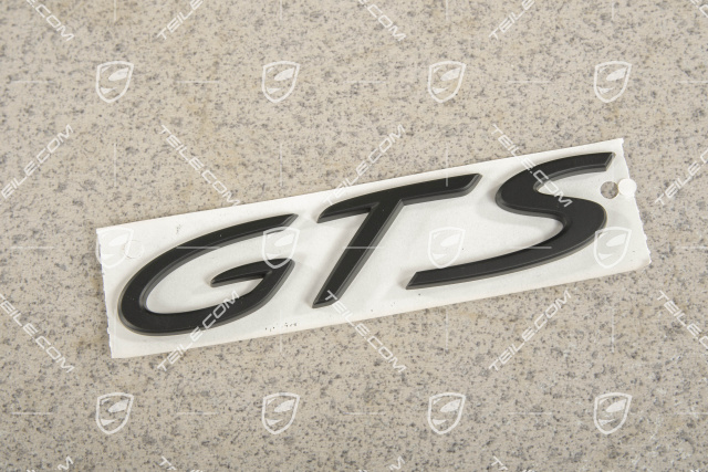 Badge / Emblem GTS, Black matte