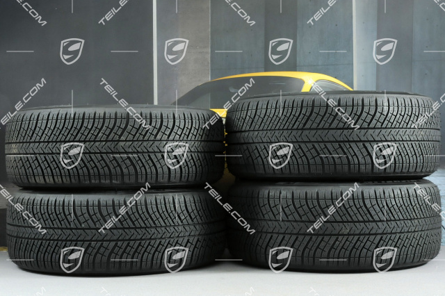 19-inch Cayenne S winter wheel set, rims 8,5J x 19 ET47 + 9,5J x 19 ET54 + Michelin winter tyres 255/55 R19 + 275/50 R19, with TPMS