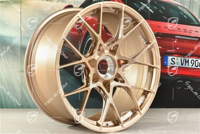 20"+21" GT3RS wheel rim set, alloy rims 10J x 20 ET45 + 13J x 21 ET31, Neodyme