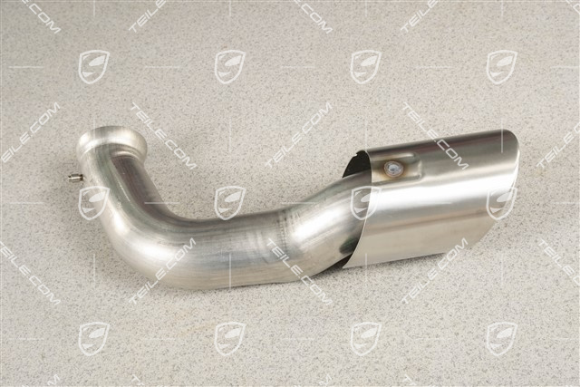 Exhaust system tail pipe, standard tailpipe, 4-pipe look, inner, L