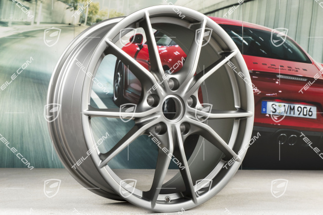 20" Felga Carrera S IV, 8J x 20 ET57, Platinum satynowy mat