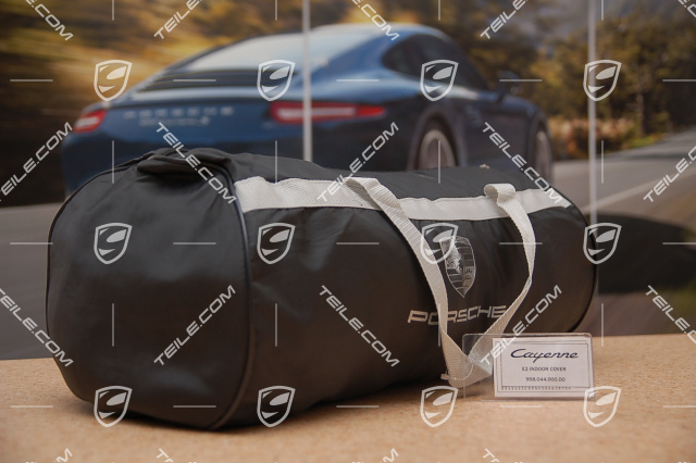 Indoor car cover, with Porsche crest und logo