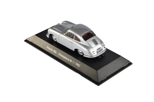 Modellauto Porsche 356, Christophorus No. 1, 1952, silber,  Maßstab 1:43 / Neu / Accessories / G. Historische Modelle / MAP02000122