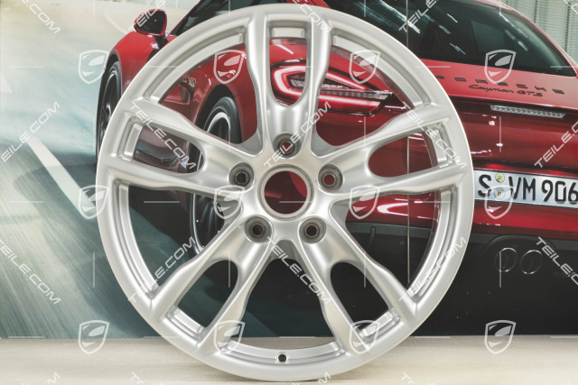 19" Felge Boxster S III, 8J x 19 ET57, Brilliantchromlack